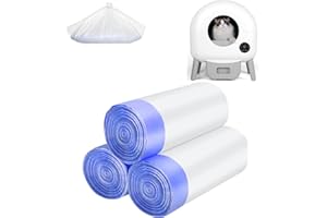 CCEOO TOY 60 Count Cat Litter Box Liners, Heavy Duty for Self Cleaning Litter Box1113