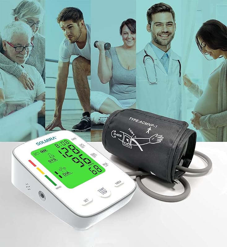 - Tensiómetro de Brazo Digital CK-A139, Automático, 2 Usuarios x 90 Mediciones, Indicador OMS, Pantalla Grande, Brazalete Ajustable 22-32cm, USB Tipo C o Pilas, Blanco