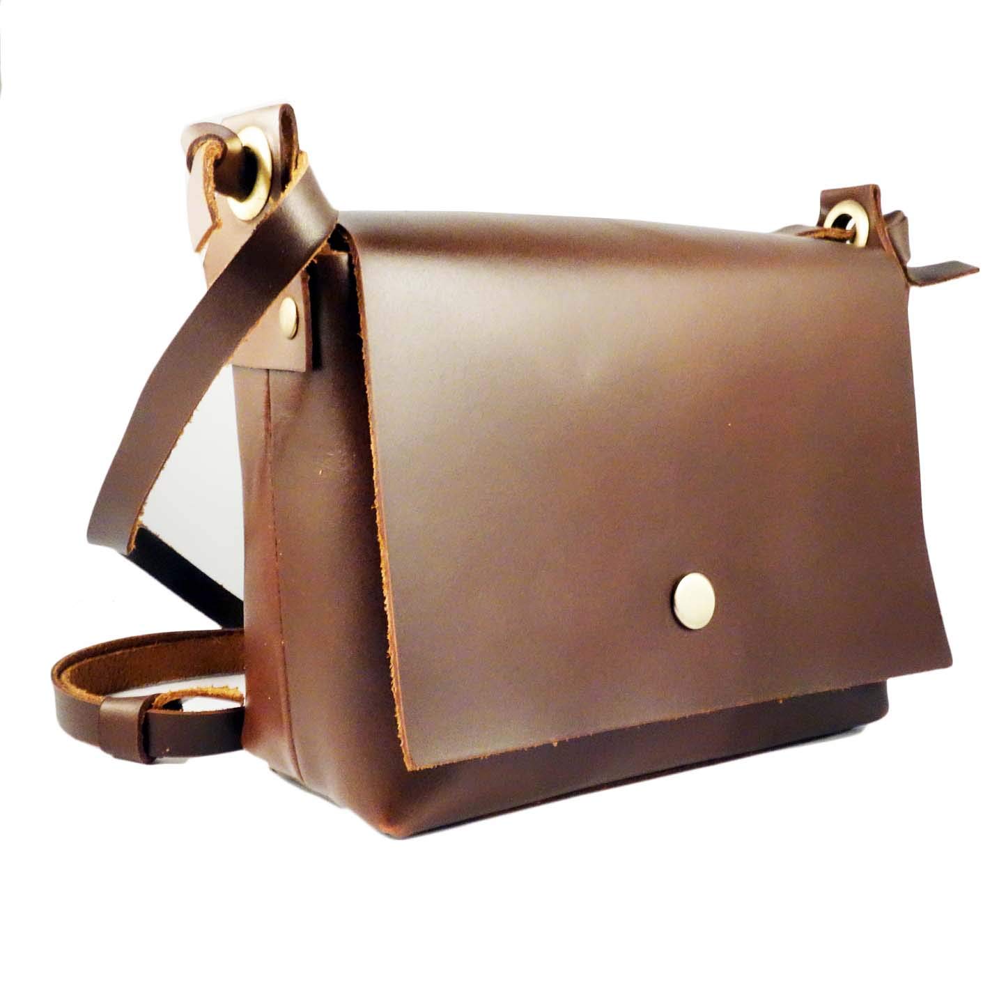 Top Grain Leather Crossbody Bags Women Sling Purse, Shoulder Handbag with Adjustable Shoulder Straps, Tan, S