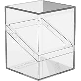 Ultimate Guard Boulder 100+ Clear, Deck Case for 100 Double-Sleeved TCG Cards, Transparent, Secure &amp; Durable Storage for Trading Card Games, Transparent