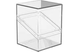 Ultimate Guard Boulder 100+ Clear, Deck Case for 100 Double-Sleeved TCG Cards, Transparent, Secure & Durable Storage for Trading Card Games, Transparent