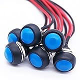 Twidec/6Pcs 12mm Momentary Push Button Switch