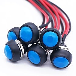 Twidec/6Pcs 12mm Momentary Push Button Switch