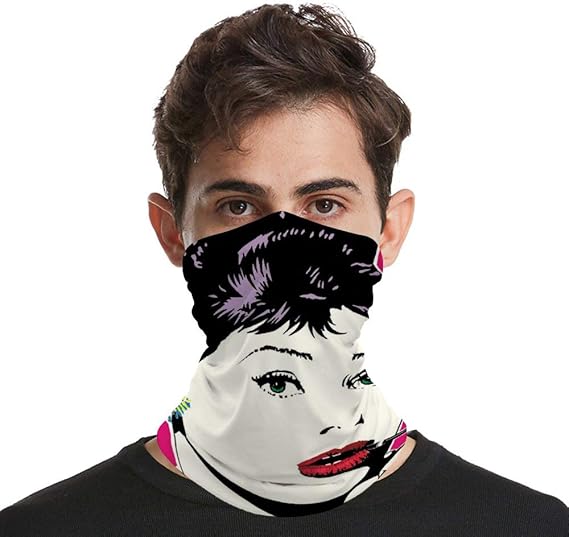 Amazon Co Jp オードリーヘップバーン3 子供 人 女性 ターバン ヘッドバンド フェイスマスク リストバンド アウトドア スポーツターバン 多機能チューブ型 吸汗速乾 ダンス 自転車 ハイキング ジョギングのため 男性用 女性用 服 ファッション小物