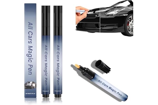 All Cars Magic Pen, Car Scratch Remover Pen, Magic Car Scratch Removal Pen, Lightweight and Fast,Long-Lasting,Black Car Paint Scratch Repair 2PCS