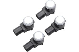 REPAIROCK 4 Pcs Bumper Backup Parking Sensor for Chevrolet Silverado for GMC Sierra 1500 2500 HD 2007-2013 Reverse Parking Assist Sensor No.15239247 Silver Tone