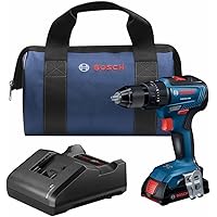 BOSCH GSB18V-490B12 18V EC Brushless 1/2 in. Hammer Drill/Driver Kit with (1) 2.0 Ah Slimpack Battery