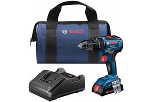 BOSCH GSB18V-490B12 18V EC Brushless 1/2 in. Hammer Drill/Driver Kit with (1) 2.0 Ah Slimpack Battery