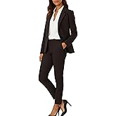 Marycrafts Women’s Two Piece Suits – Business Blazer Pant Suit Set, Professional Work Outfit for Office