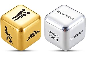 ARKUKU Date Night Gifts Idea Valentines Day Gifts for Boyfriend Girlfriend Birthday Couples Funny Decision Dice 11 Anniversary Steel Gifts for Husband Wife Women Men Him Her Christmas Stocking Stuffers
