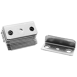 FMHXG 10pcs Angled Drawer Lock Strike Plate for