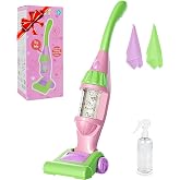 Toddler Vacuum Toy that Works with Lights &amp; Sounds, Pretend Play Toy Vacuum for Toddlers 3-5 Years Old, Baby Vacuum for Boys, Girls, Kids Vacuum Cleaner Cleaning Toys with Spray Bottle, 2 Towels