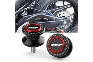 SUPER VICI 6MM Swingarm Spools Fit For Ya.maha YZF R7 R1 R6 R6S R9 YZF600R 2023 2024 2025 | Rear Frame Stand R7 R3 R1 R9 M6 Swingarm Spools Frame Sliders R7 R3 R1 Stand Support Accessory YZF Accessories RD