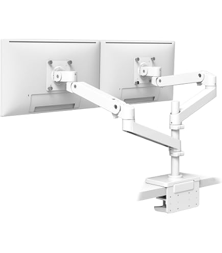 Amazon.com: Ergotron – LX Dual Direct Monitor Arm, VESA Desk Mount