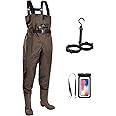 Trudave Fishing Waders for Men, Womens Chest Waders 2-Ply Nylon/PVC Waterproof Hunting Wader with Boot Hanger