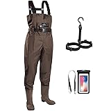 Trudave Chest Waders for Men with Boots, 2-Ply