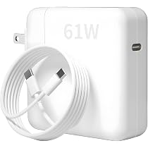 RENDIN 61W Cargador Tipo C Carga Rapida para MacBook Pro (13"/15 ...