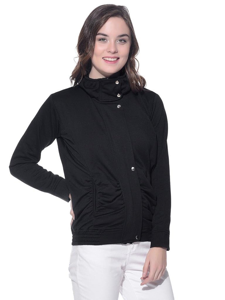 purys black winter fleece jacket