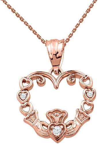 claddagh heart necklace