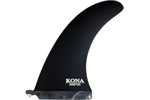 KONA SURF CO. Classic Single Single Center Fin for Longboard, Surfboard and Paddleboard