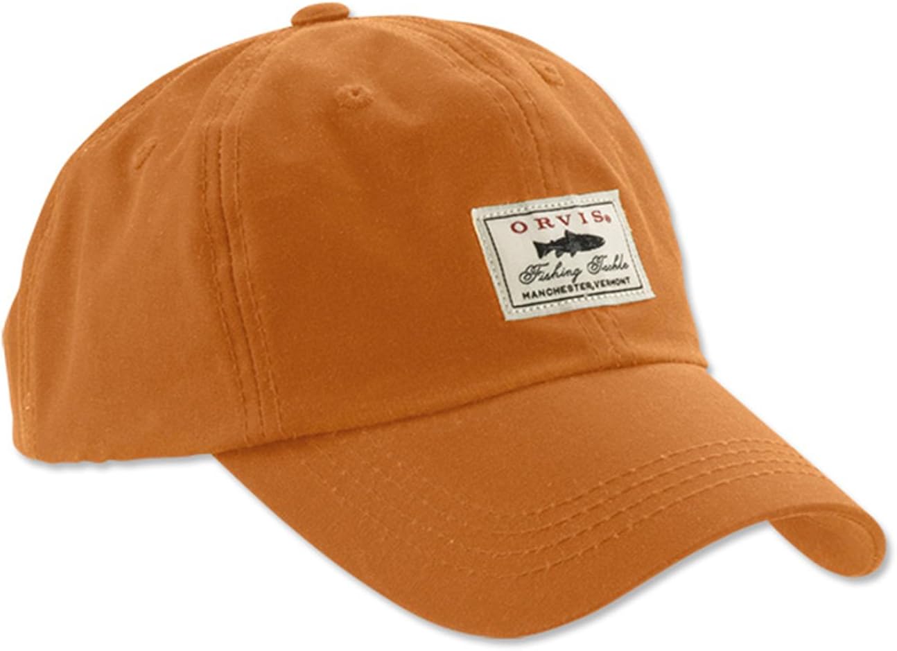 Orvis Men's Vintage WaxedCotton Ball Cap, Burnt Orange Amazon.ca