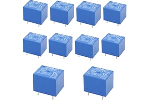 Szliyands JQC3F T73 DC 5V Coil 5 Pins Mini SPST Power Relay PCB Type 10PCS