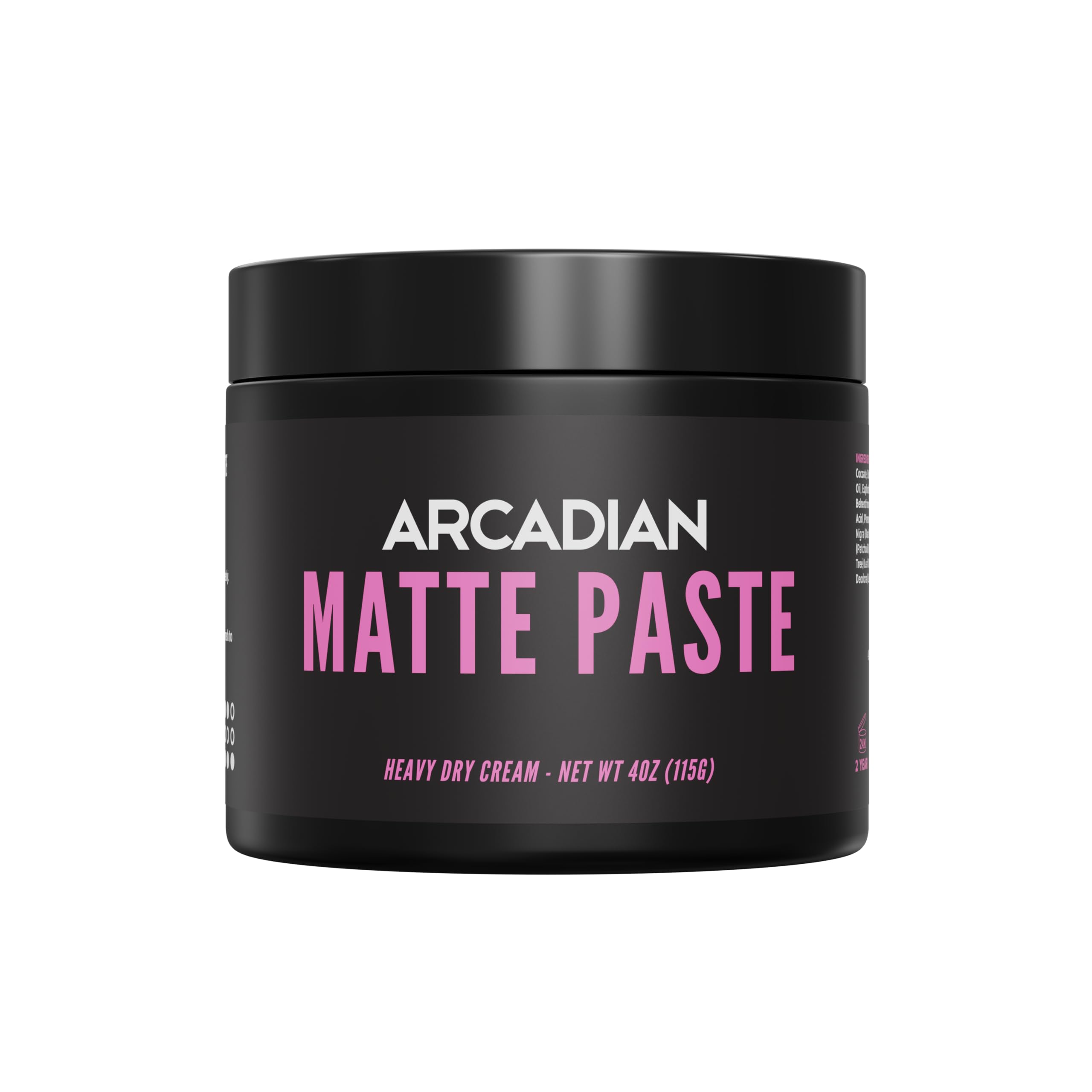 Photo 1 of Arcadian Grooming Matte Paste Hair Clay for Men Styling – Vegan Matte Finish, Strong High Hold, 4oz