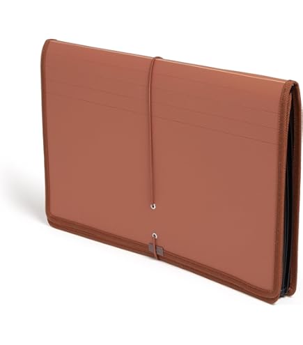 Smead Poly Premium - Cartera Expandible Con Cierre, Expansión De 5-1/4 Pulgadas, Tamaño Legal, Negro (71510