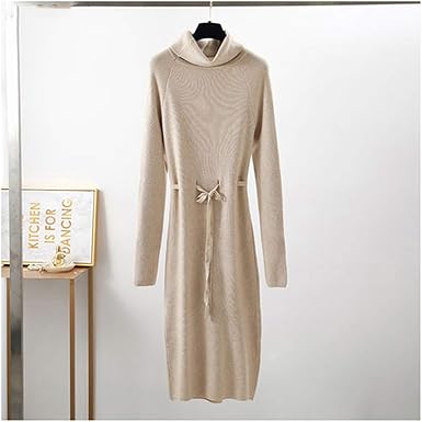 drawstring sweater dress
