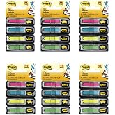 Post-it Arrow Flags, Assorted Bright Colors, 1/2-Inch Wide, 24/Dispenser, 4-Dispensers/Pack, 6 Packs