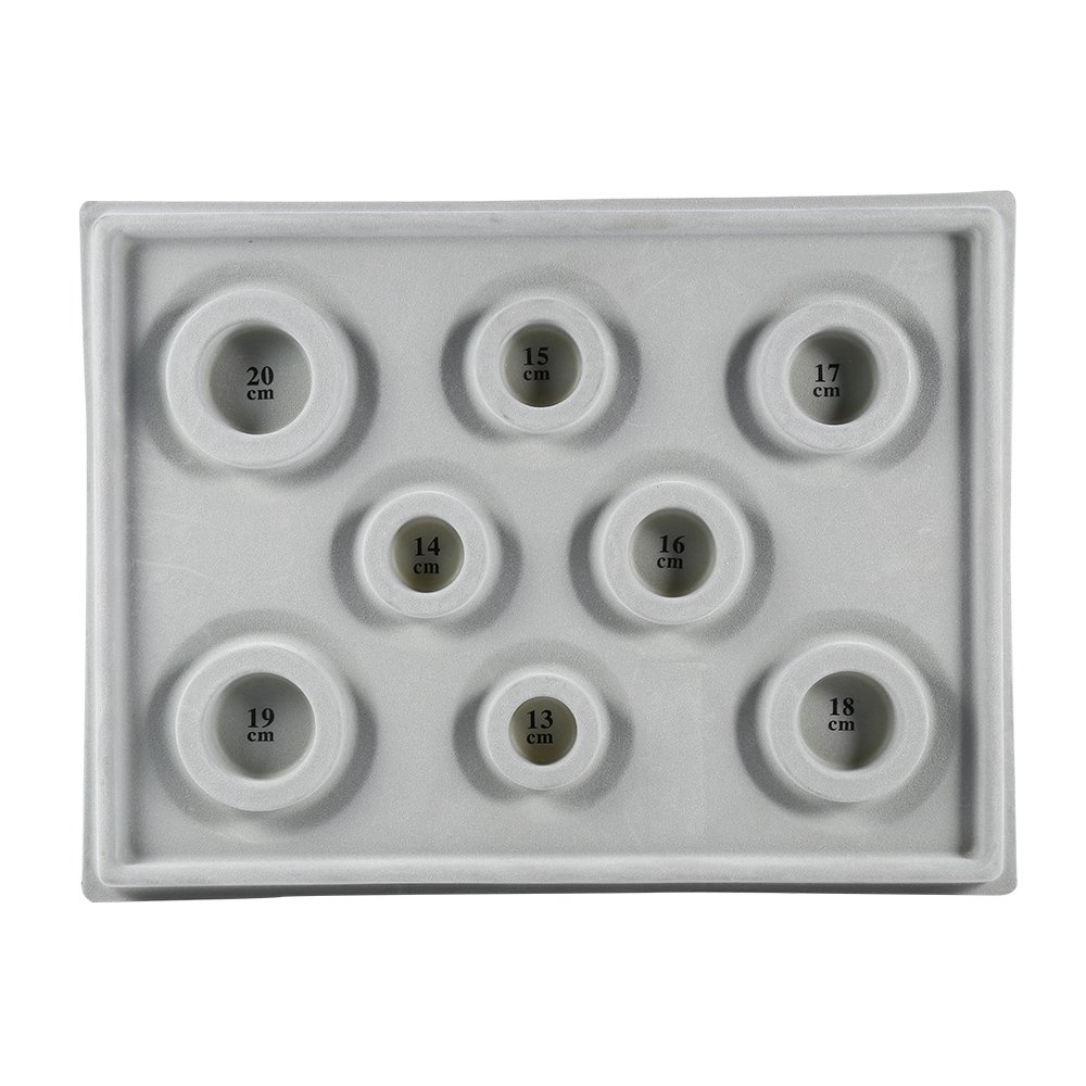 Walfront Bead Board Jewelry Organizer Tray - DIY Beading Craft Tool for Making Bracelets, Necklaces, Charms. Storage Box for Jewelry Supplies, Beads, Accessories