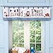 Collections Etc Laundry Room Window Valance