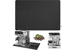 Large Silicone Coffee Mat for Ninja Luxe Espresso Machine ES601 – 23''x15'' Coffee Bar Accessories for Ninja Luxe Cafe Access