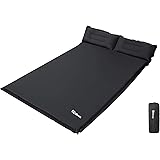 Ubon Double Self-Inflating Sleeping Pad Sleeping Mat with Pillows Sleep Pad