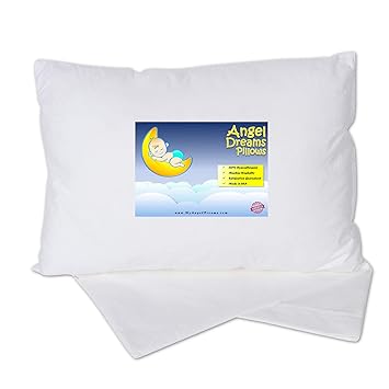 Amazon Com Angel Dreams Toddler Pillow 14x19 With Pillowcase