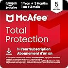 McAfee Total Protection 2026 Ready | 5 Devices | 15 Month Subscription with Auto-Renewal | Cybersecurity software includes An