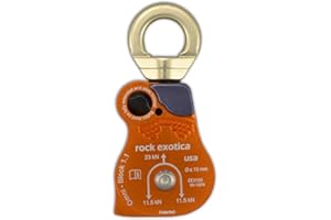 Rock Exotica Omni-Block Swivel Pulley – High-Strength Swivel Pulley with Sideplate Access for Rigging – Made in The USA