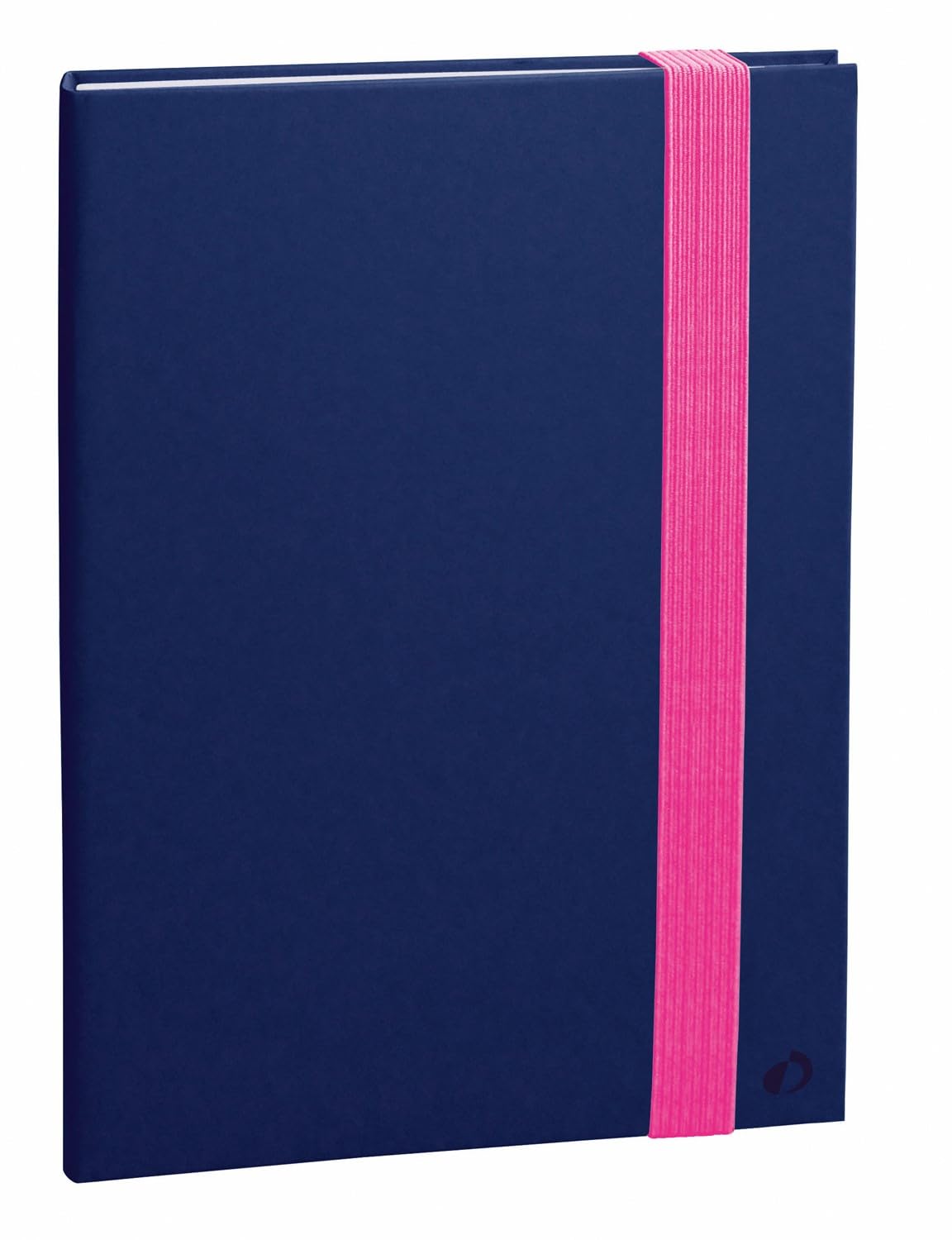 QUO VADIS - Collection: Rio Notebook 21 dots, lined with elastic band, 15 x 21 cm, blue