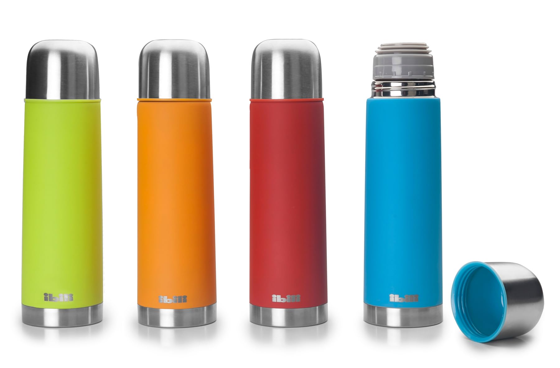IBILI Liquid Flask, Colourful, 500 ml, Stainless Steel, Double Wall