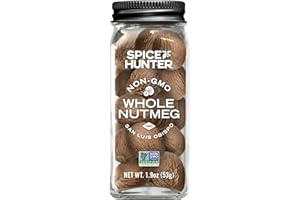 The Spice Hunter Organic Nutmeg, Whole, 1.8 oz. jar