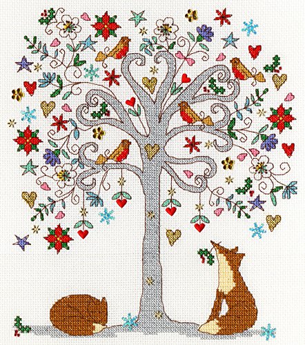 Bothy Threads Love Winter Cross Stitch Kit