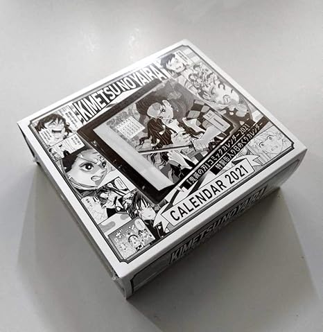 Amazon Co Jp 鬼滅の刃コミックカレンダー21特製缶入り日めくりカレンダー365日毎日鬼滅の刃のキャラクターと会える日本製 Hobby
