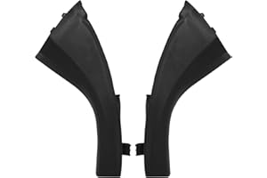 ZyloPlinx Right and Left Front Wiper Side Cowl Extension Cover Trim Black Compatible with RAV4 2006-2012 Part Numbers 5386642012 5386742012