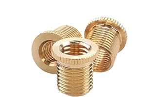 WENJTP 3PCS Shift Knob Thread Adapters Universal M8 X 1.25, M10 X 1.25, M10 X 1.5 ID (to M12 X 1.25 OD) Thread Gear Shifter Knob Screw HTRACING