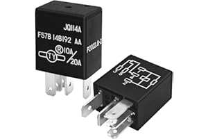 CASALYTICS Relay F57B14B192AA (Set of 2) 10A/20A 12VDC 5Pins, Replacement for F57B 14B192 AA, RY612, 965453041, F5TZ-14N089-B, F5TZ14N089BA - Compatible for Select Ford Vehicles