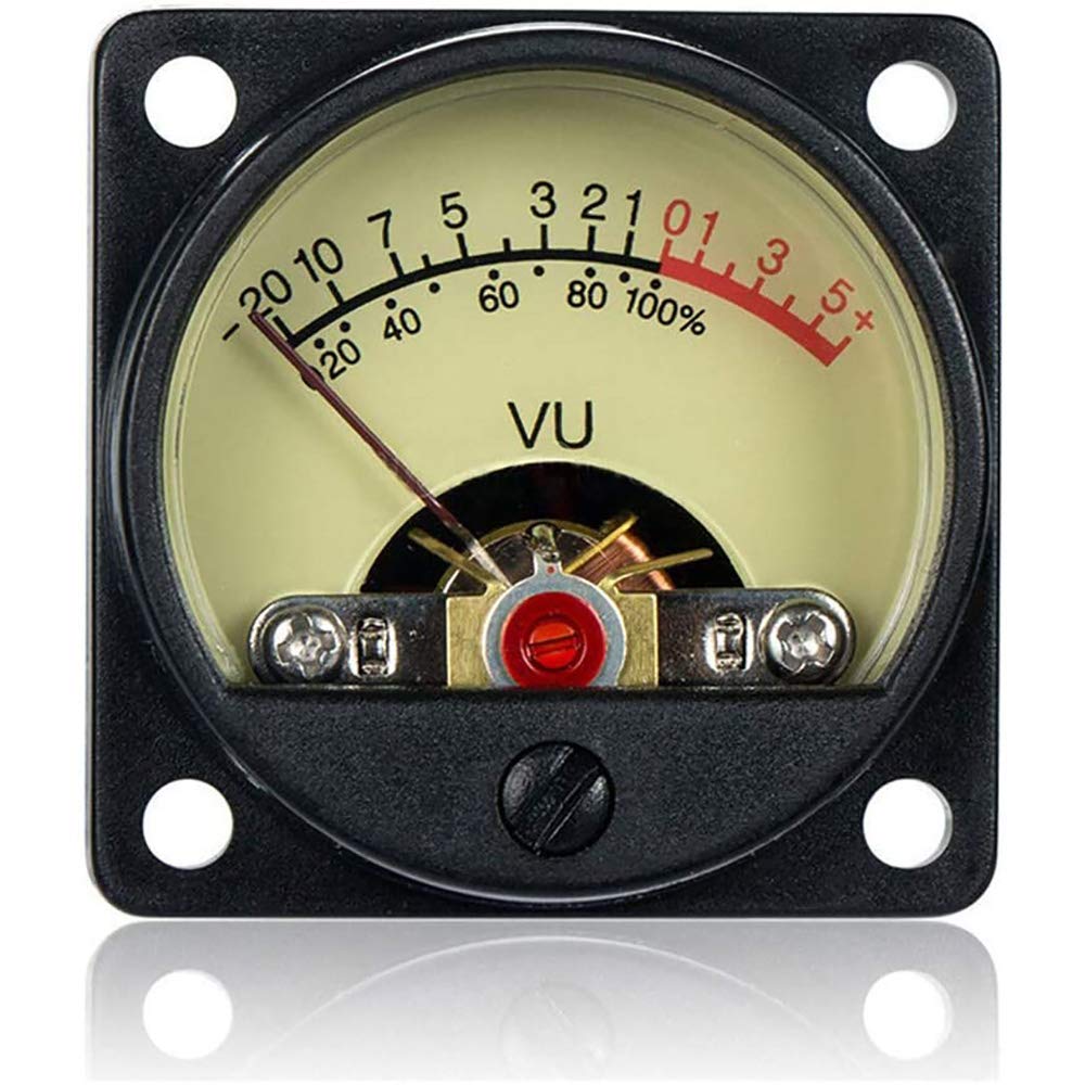 POFET High-Precision Panel VU Meter Backlight Power Amplifier Audio DB Level Header