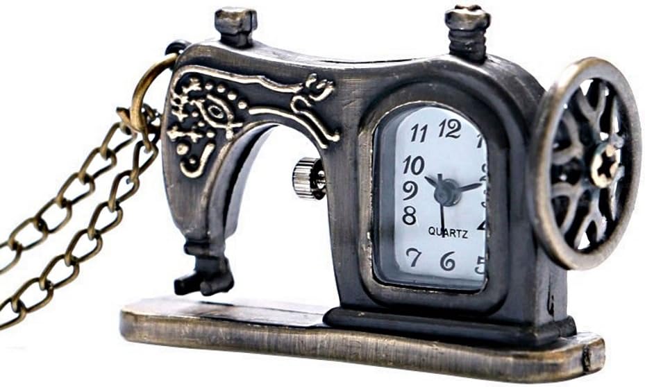 Sewing Machine Vintage Style Fob Watch A