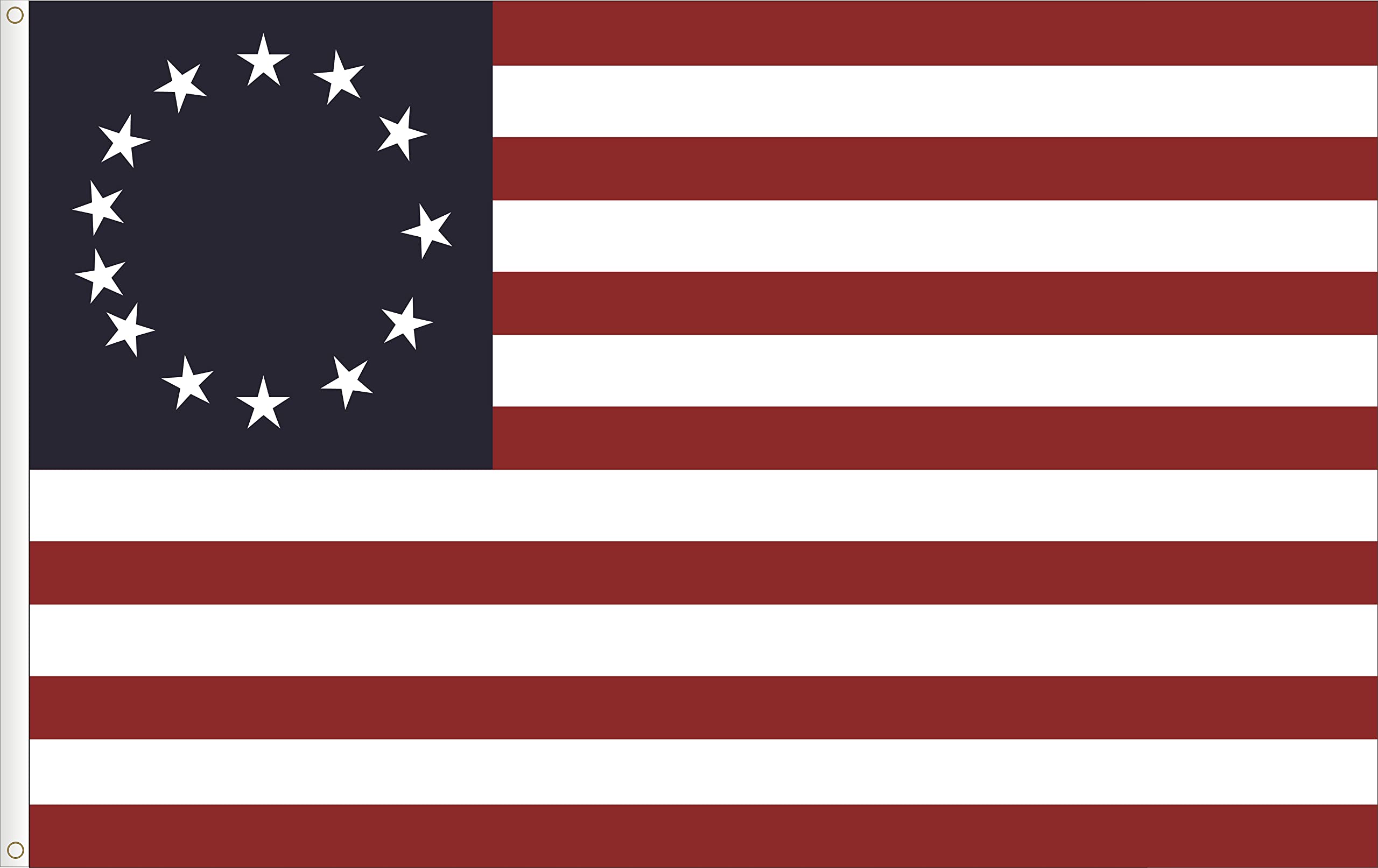 FLAG OF THE USA BETSY ROSS. 18th century STANDARD SATIN QUALITY. BIG SIZE