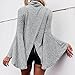 SG Women Turtleneck Long Bell Sleeve Top Casual Jumper Pullover Sweater