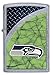 Zippo NFL Seattle Seahawks Street Chrome Pocket Lighter, One Size